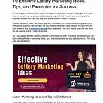 lottery marketing ideas